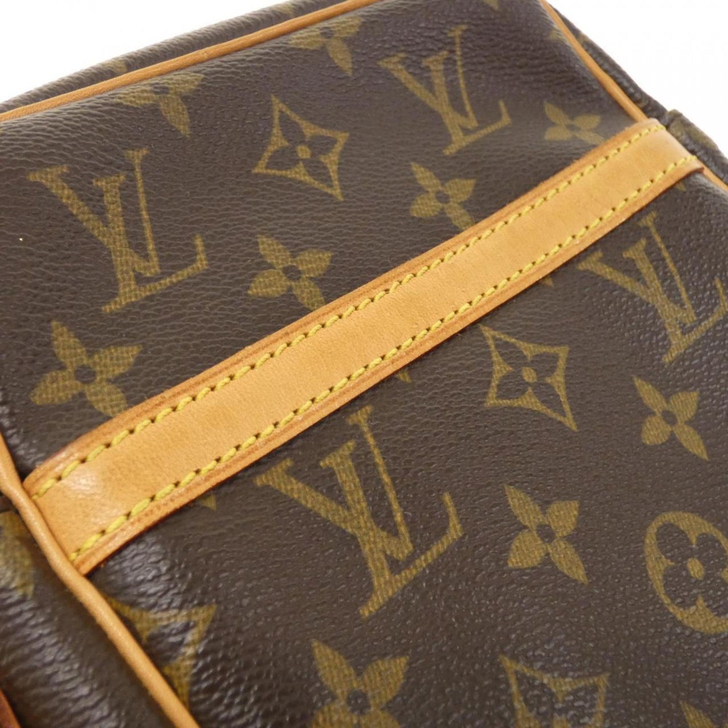 Louis Vuitton Coated Canvas Brown Shoulder Bags
