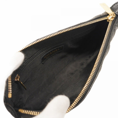 Chanel Calfskin Black Shoulder Bags