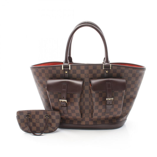 Louis Vuitton Coated Canvas Brown Handbags