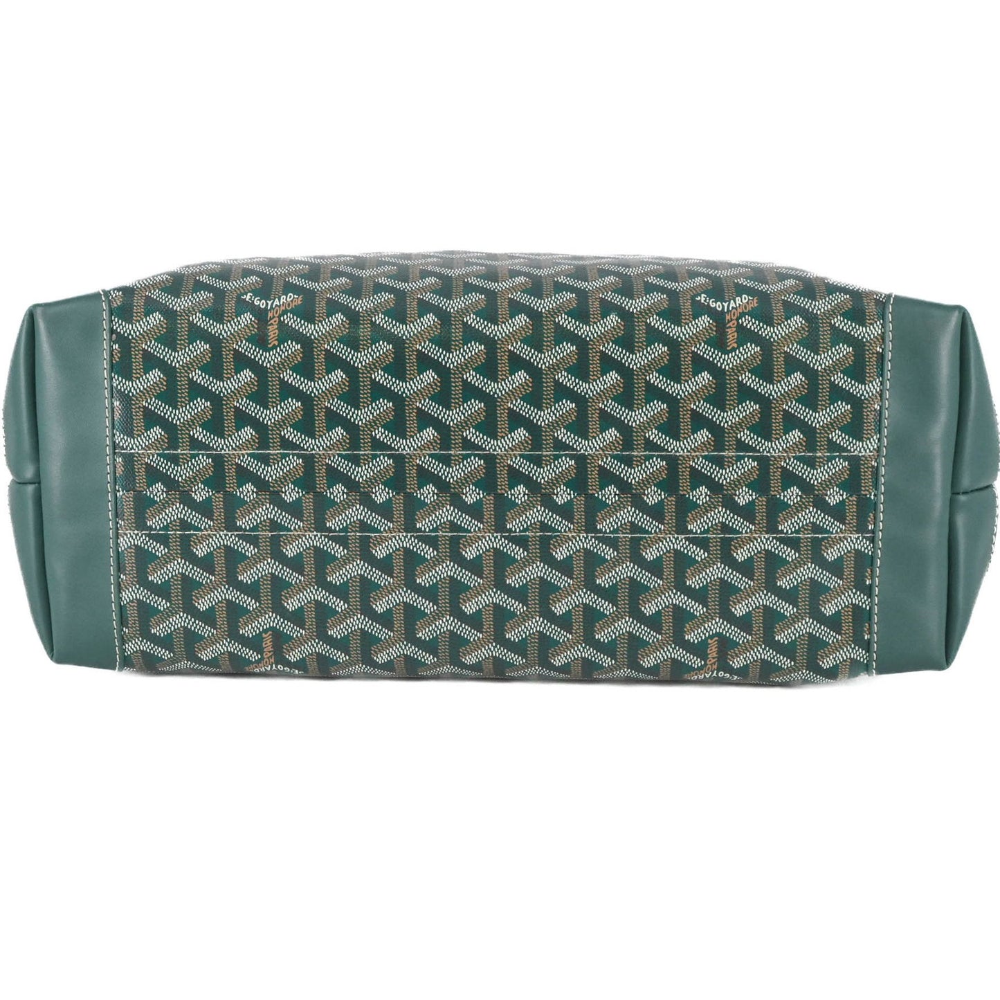 Goyard Coated Canvas Green Tote Bags