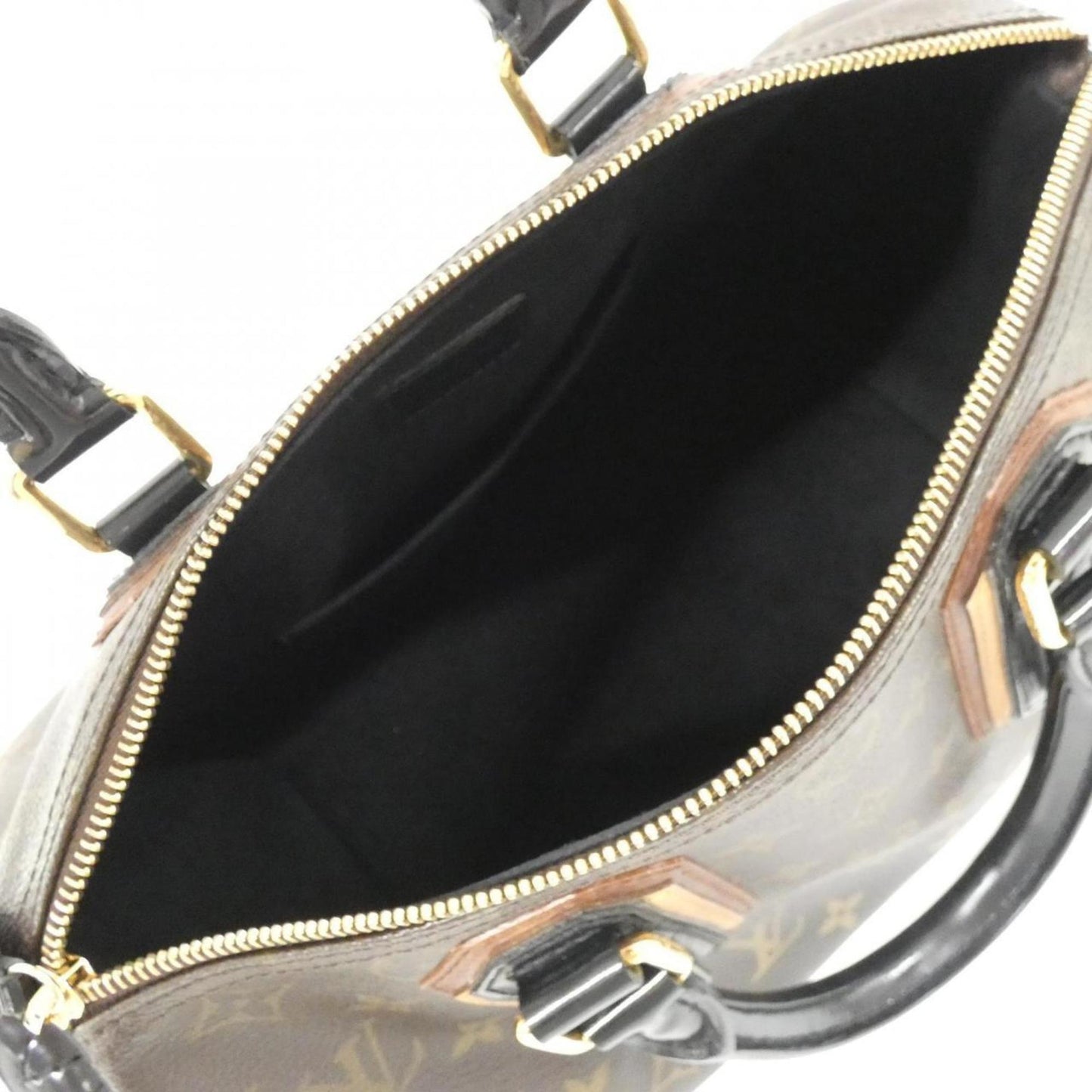 Louis Vuitton Coated Canvas Black Travel Bags