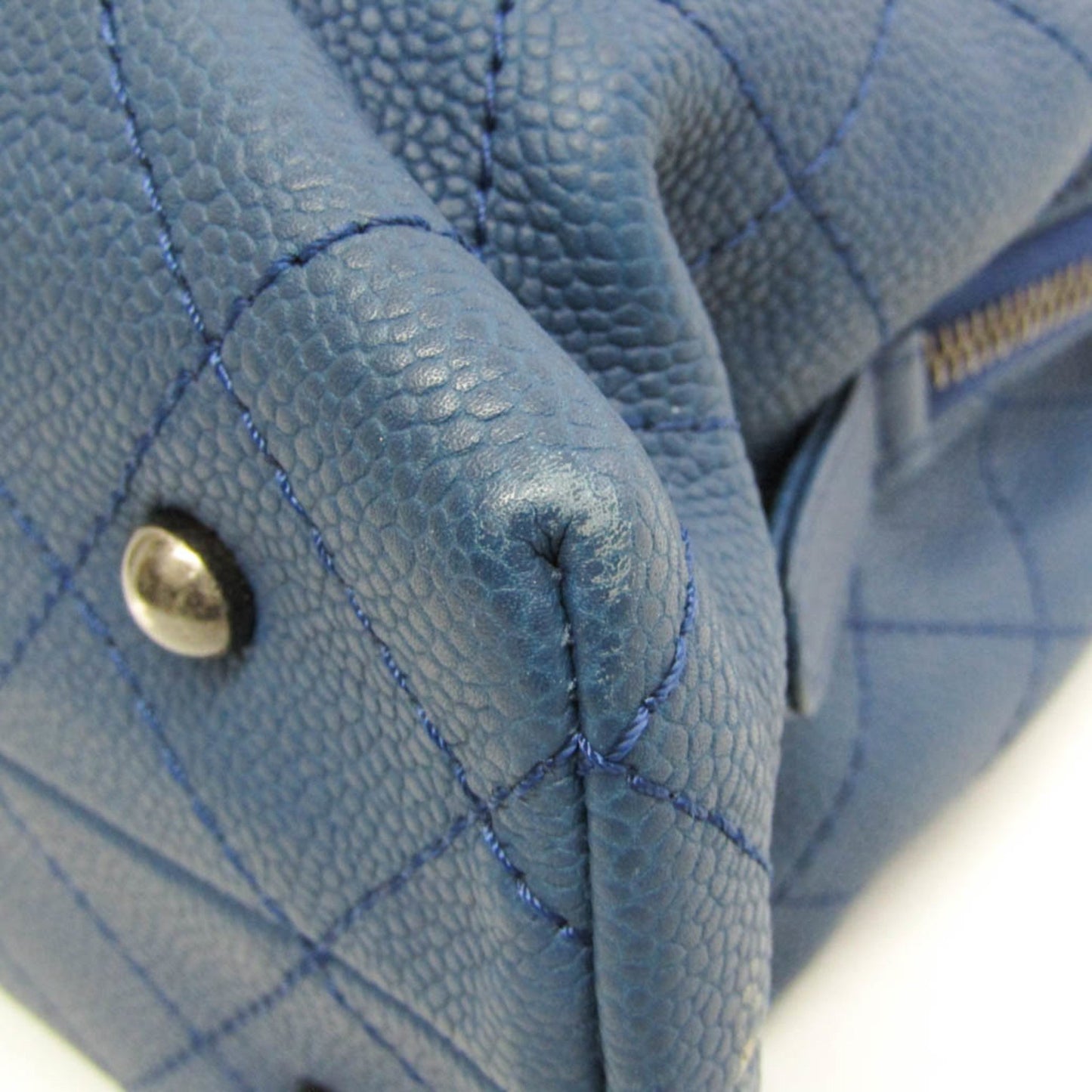 Chanel Calfskin Blue Handbags