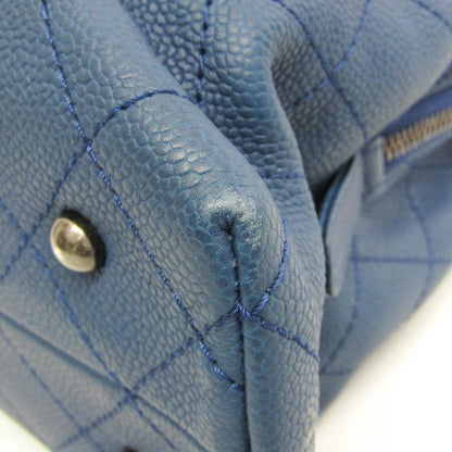 Chanel Calfskin Blue Handbags