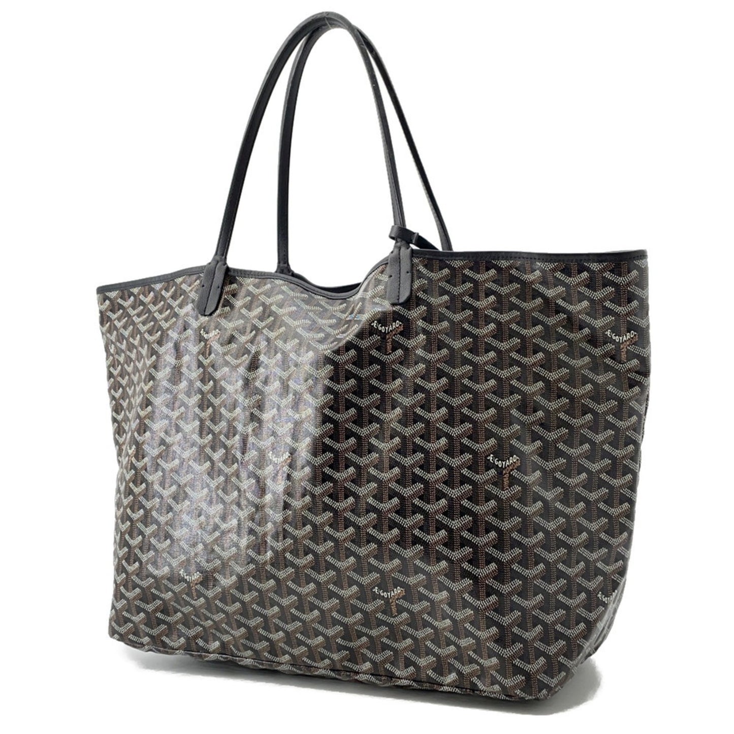 Goyard Pvc Black Tote Bags