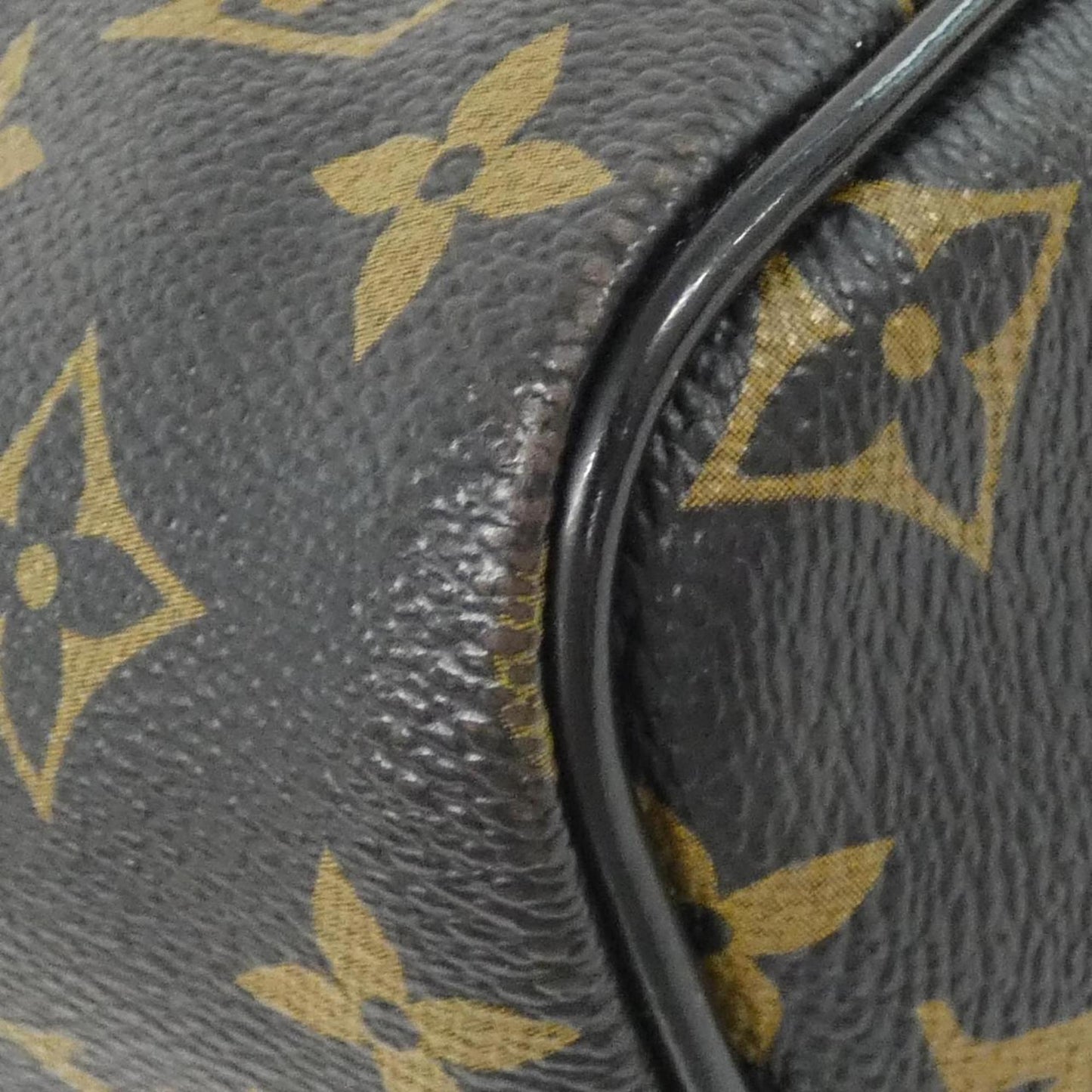 Louis Vuitton Coated Canvas Black Travel Bags