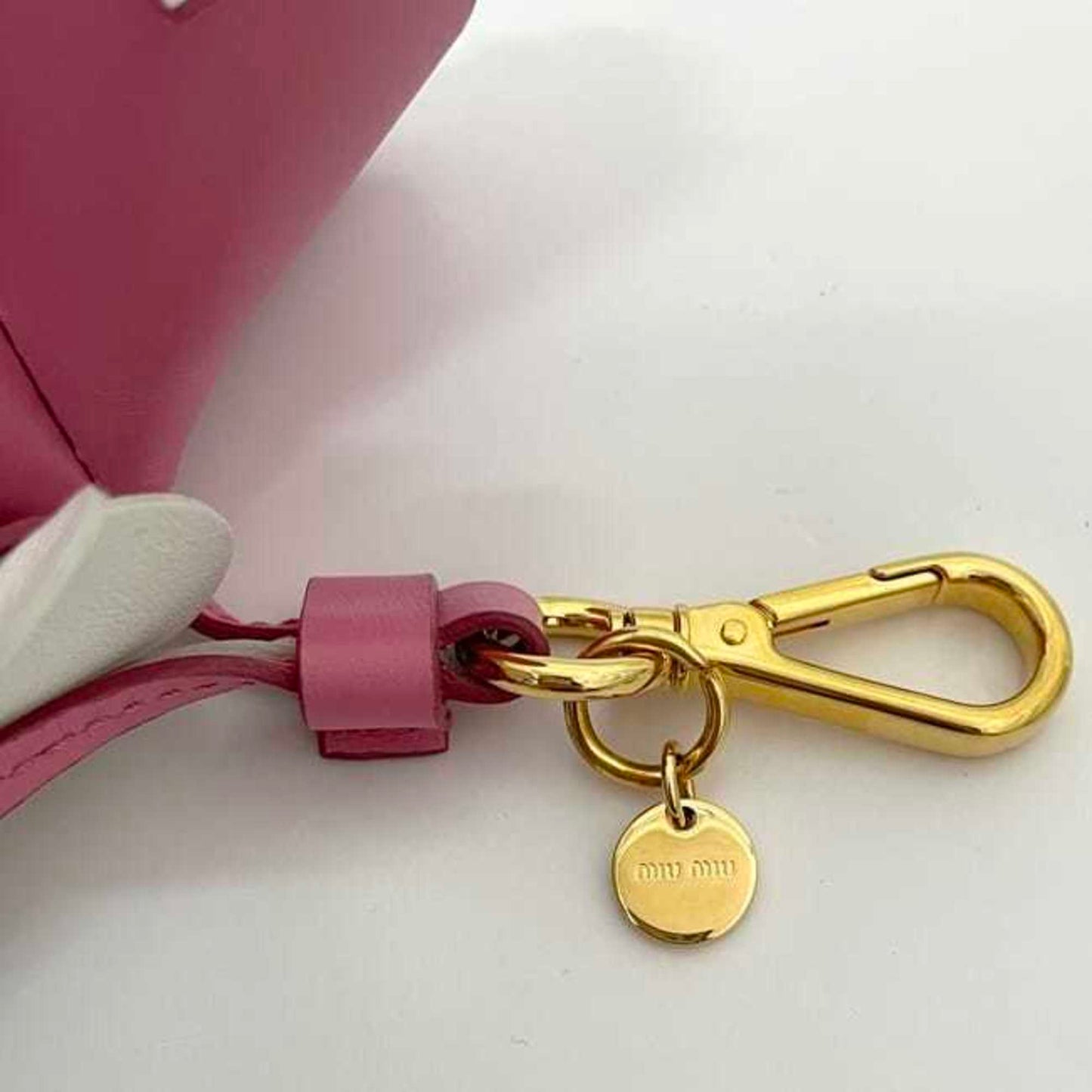 Miu Miu Others Pink Key Rings