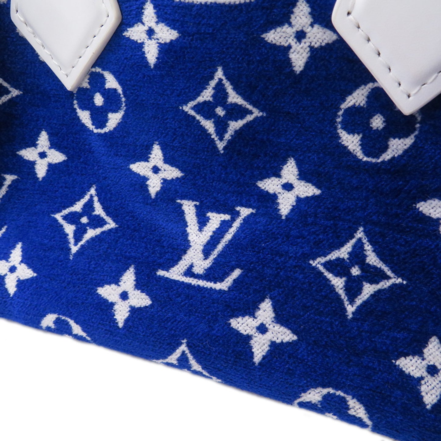 Louis Vuitton Woven Fabric Blue Handbags