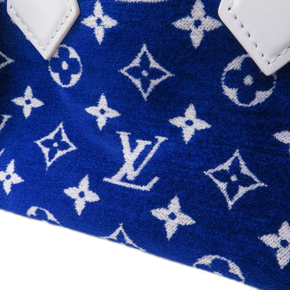 Louis Vuitton Woven Fabric Blue Handbags