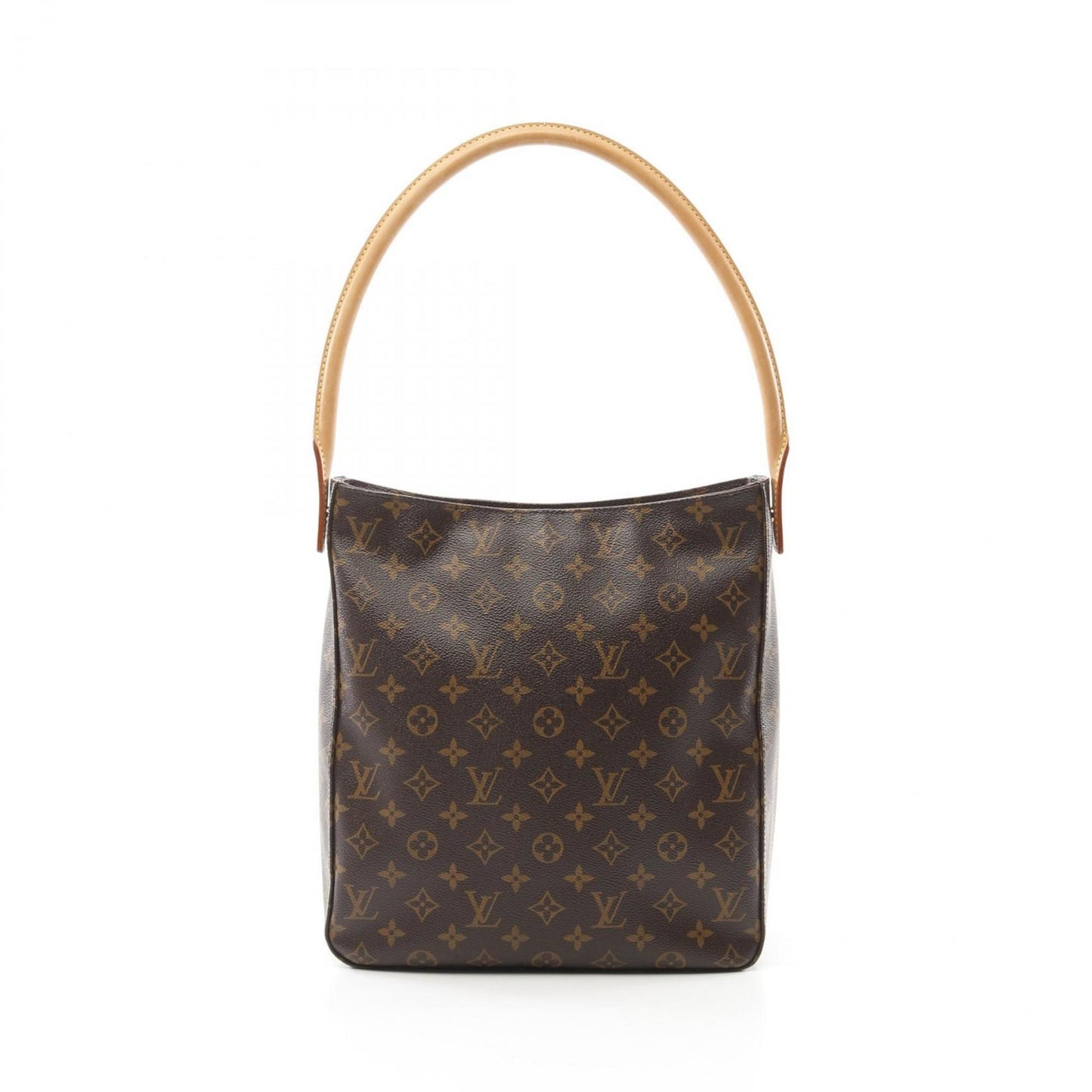 Louis Vuitton Coated Canvas Brown Shoulder Bags