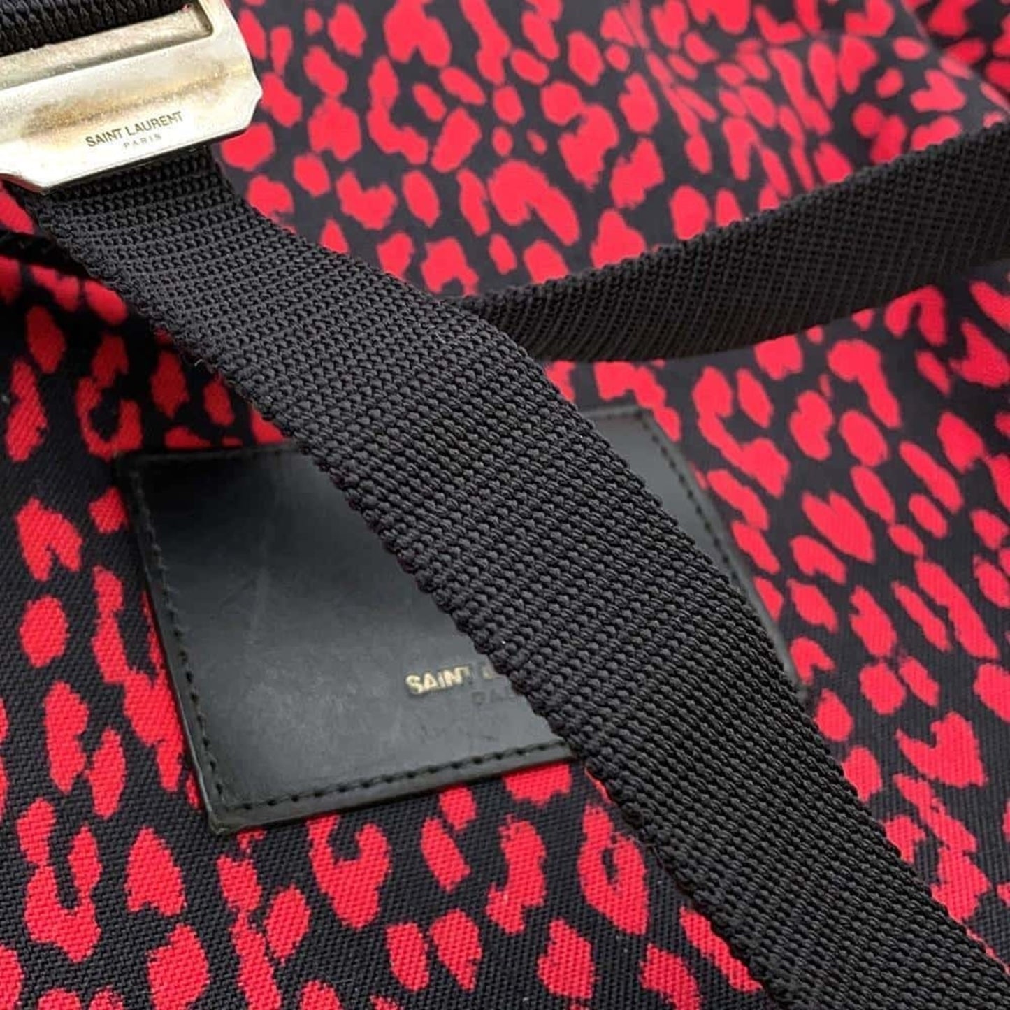 Saint Laurent Canvas Black Backpacks