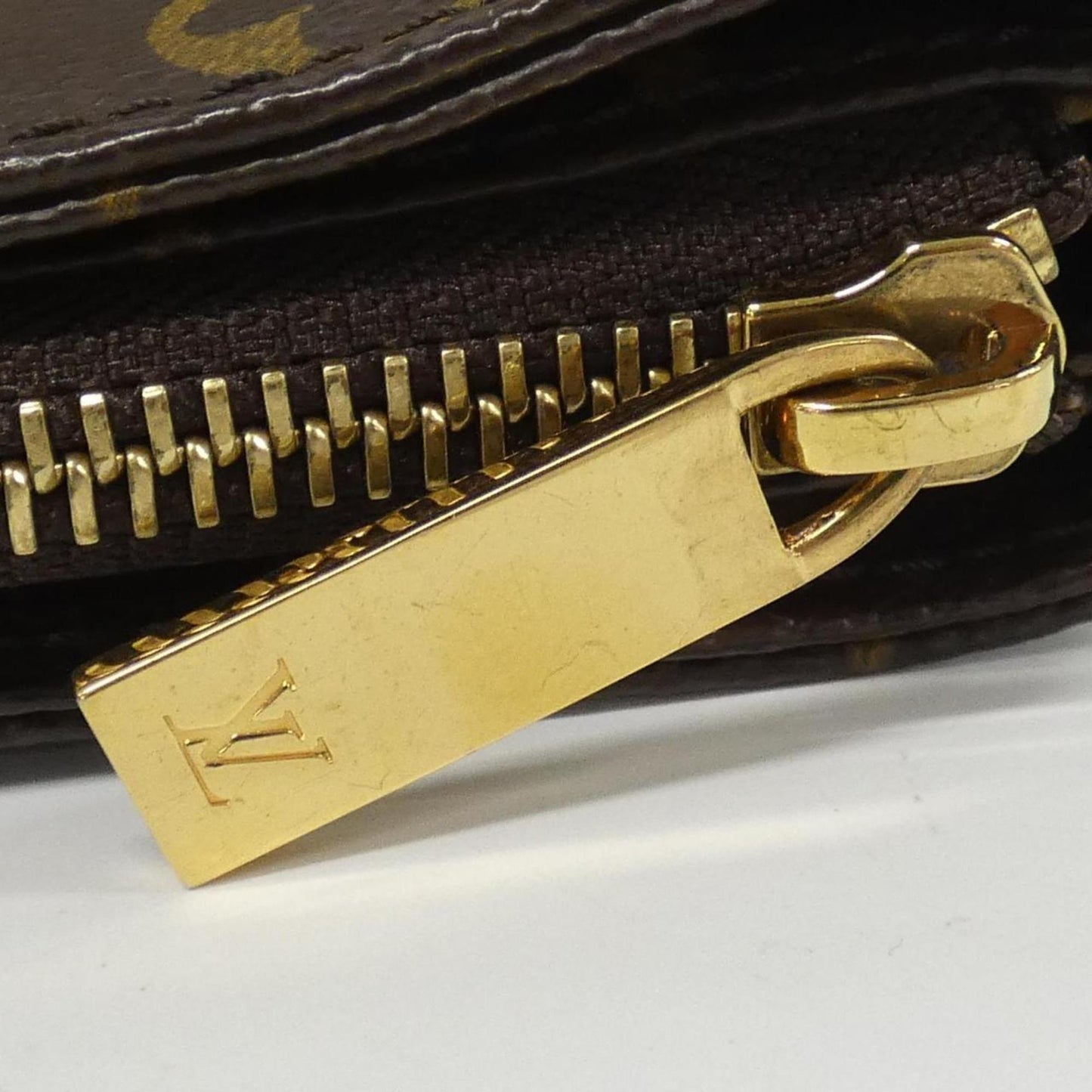 Louis Vuitton Coated Canvas Brown Handbags