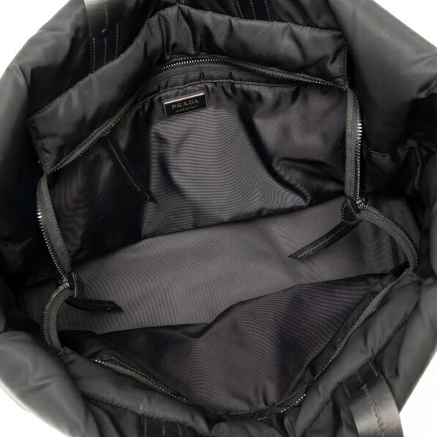 Prada Nylon Black Tote Bags