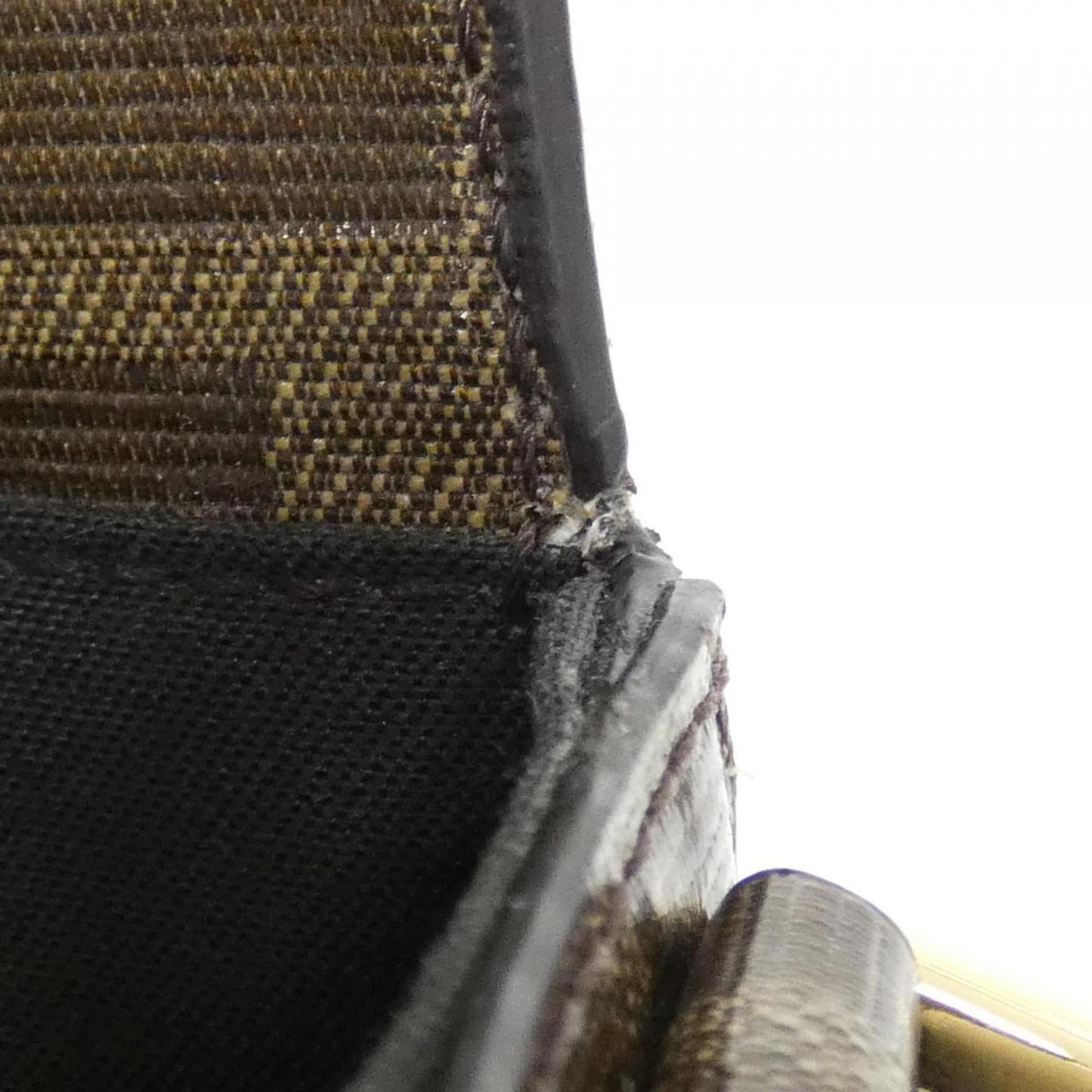 Fendi Coated Canvas Brown Shoulder Bags