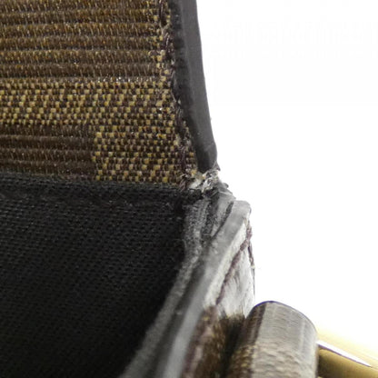 Fendi Coated Canvas Brown Shoulder Bags