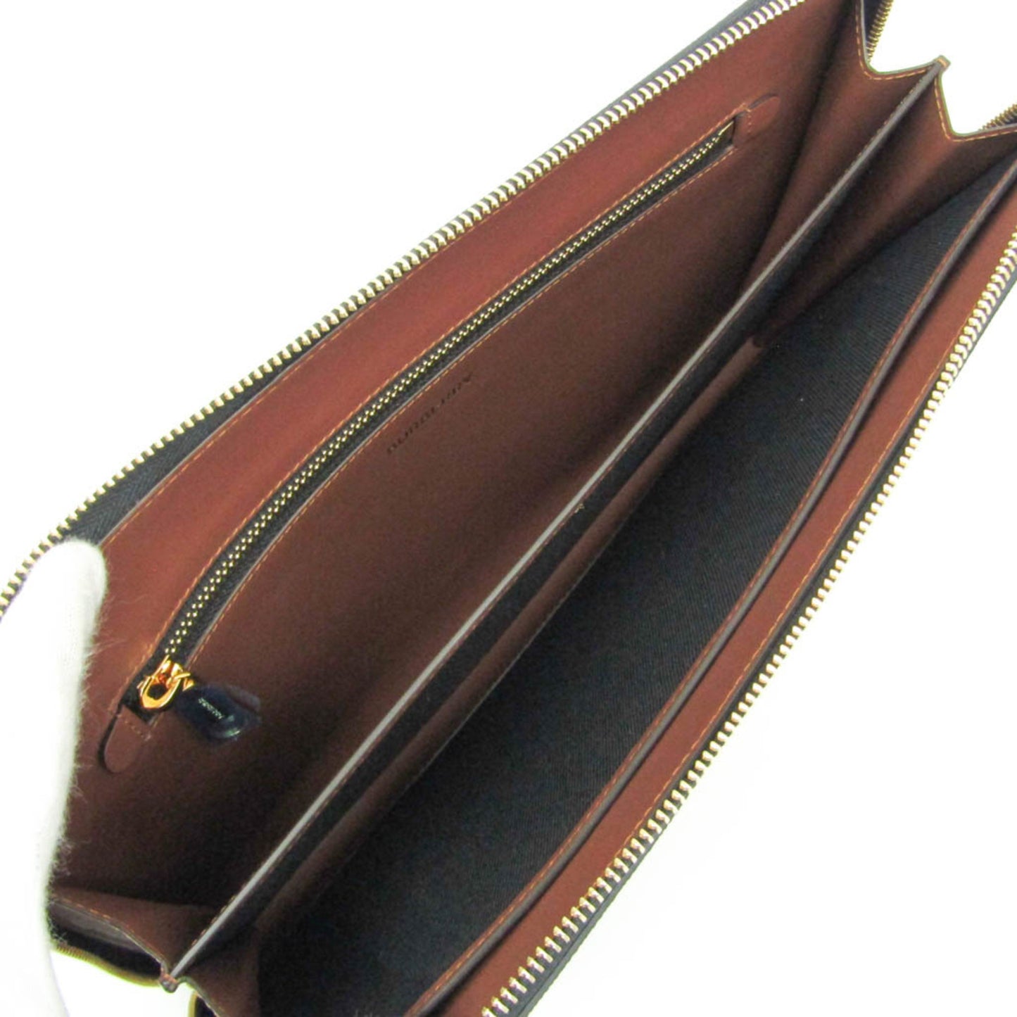 Burberry Pvc Brown Clutch Bags