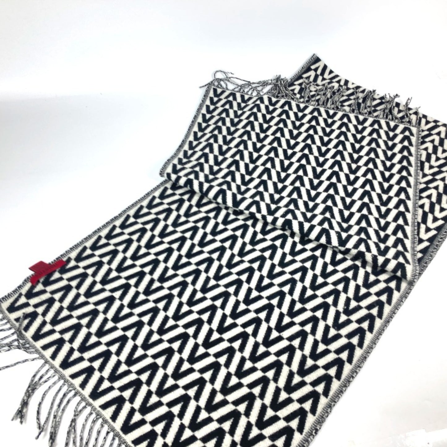 Valentino Cashmere Black Scarves