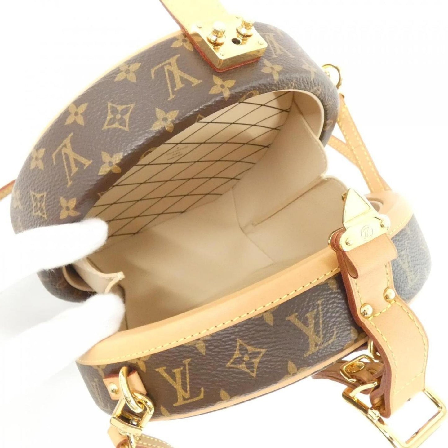 Louis Vuitton Coated Canvas Brown Handbags