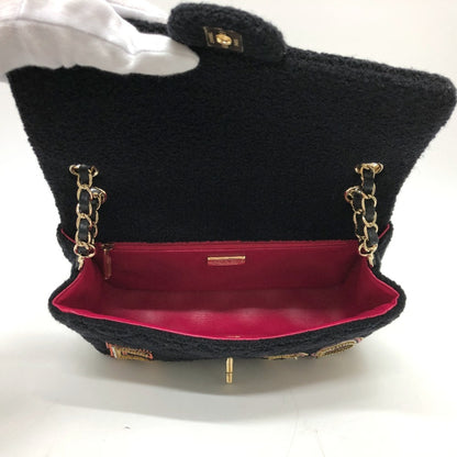 Chanel Canvas Black Shoulder Bags