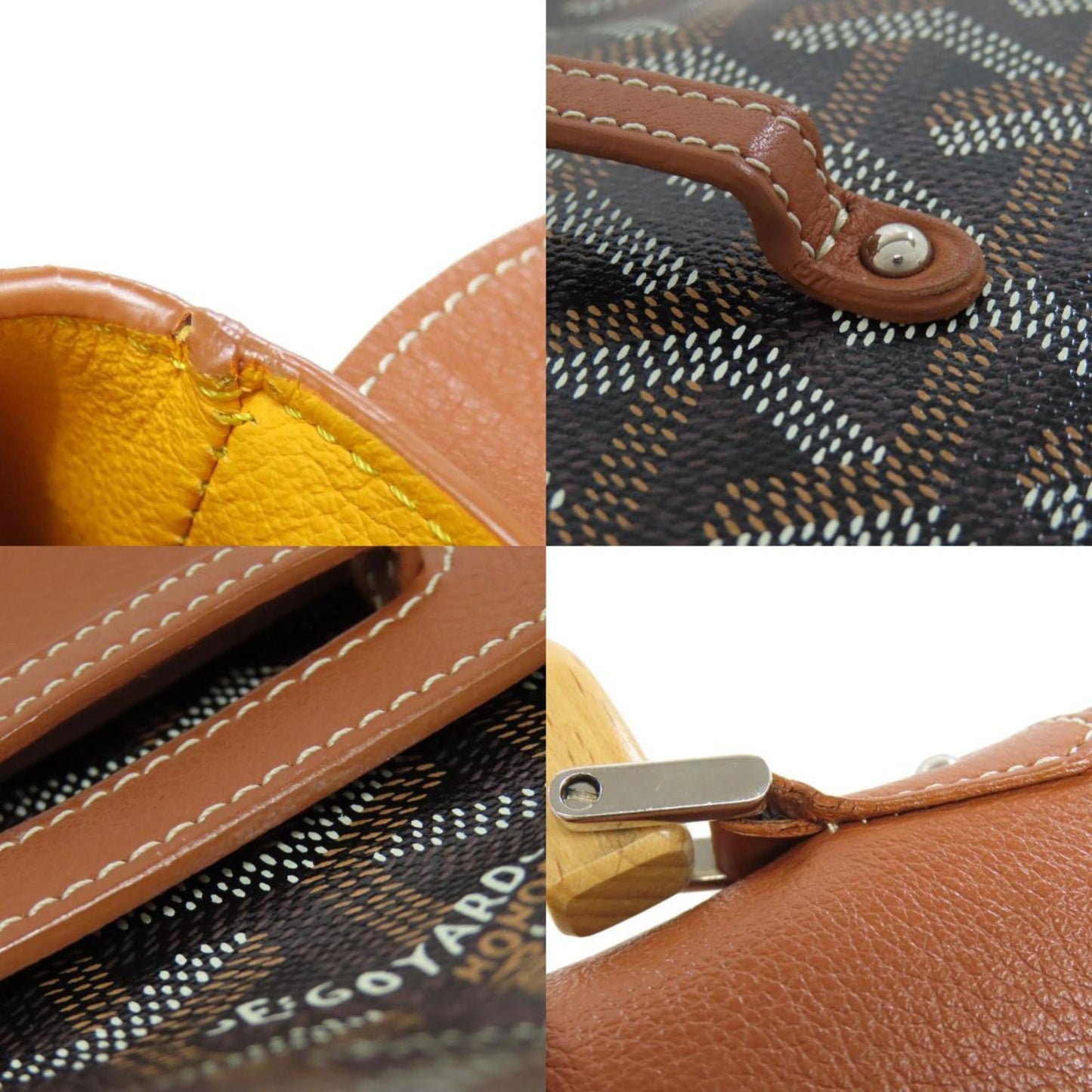Goyard Coated Canvas Brown Handbags