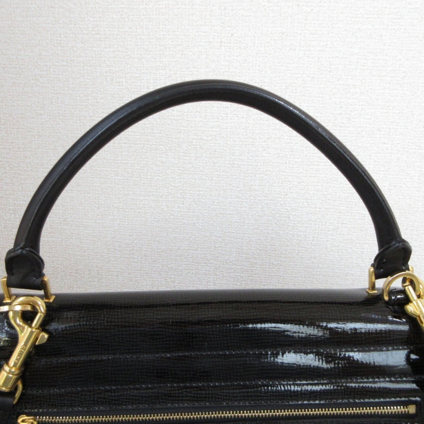 Celine Patent Black Handbags
