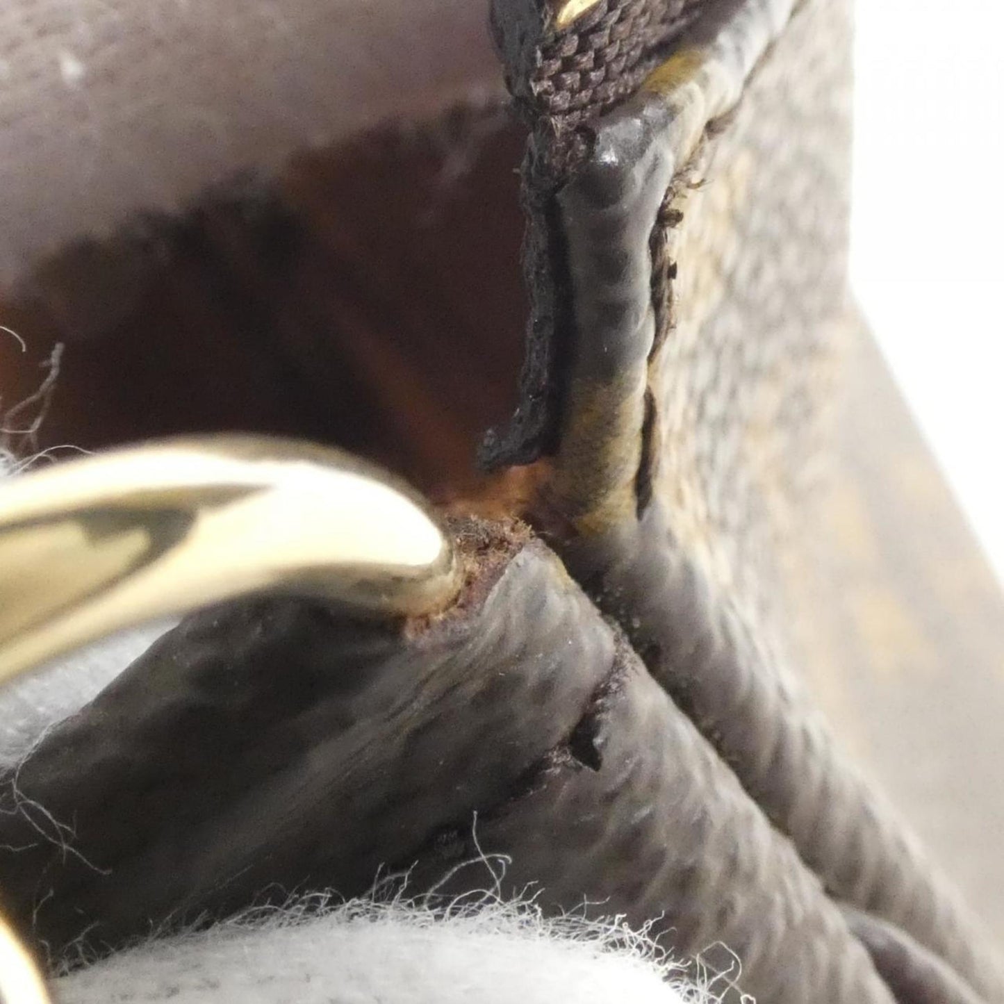 Louis Vuitton Coated Canvas Brown Small Bags