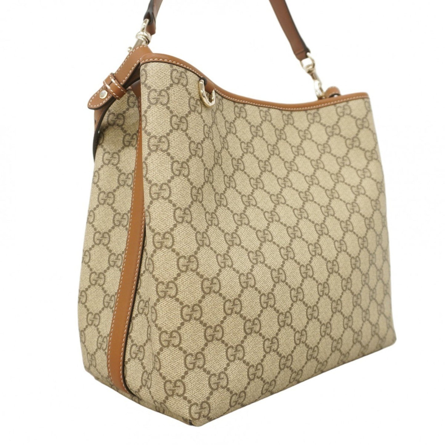 Gucci Pvc Brown Shoulder Bags