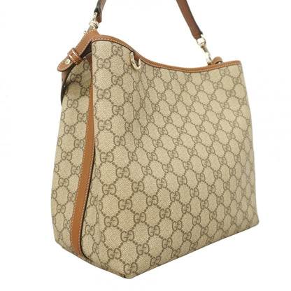 Gucci Pvc Brown Shoulder Bags