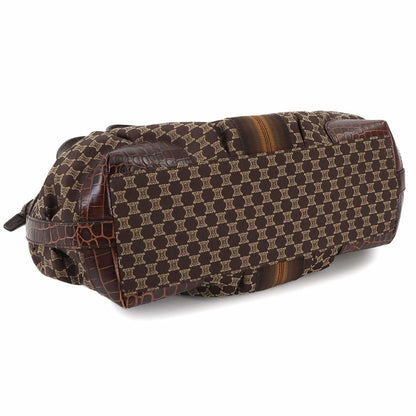 Celine Canvas Brown Handbags