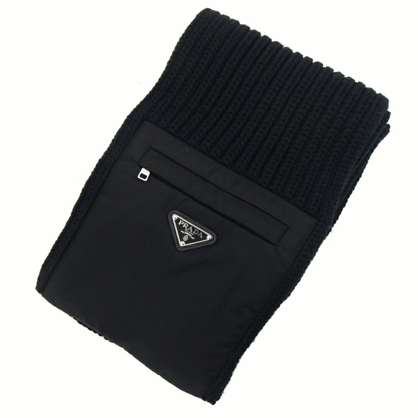 Prada Nylon Black Scarves