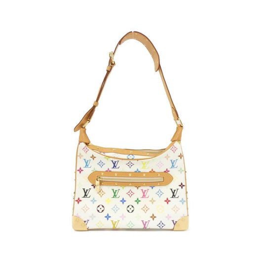 Louis Vuitton Coated Canvas White Shoulder Bags