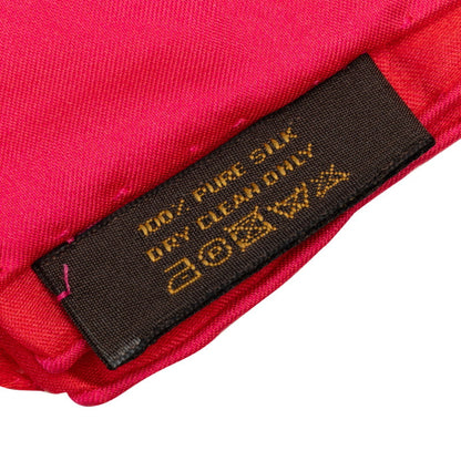 Louis Vuitton Silk Red Scarves