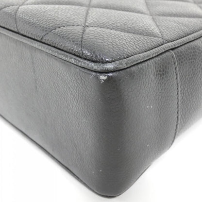 Chanel Calfskin Black Shoulder Bags