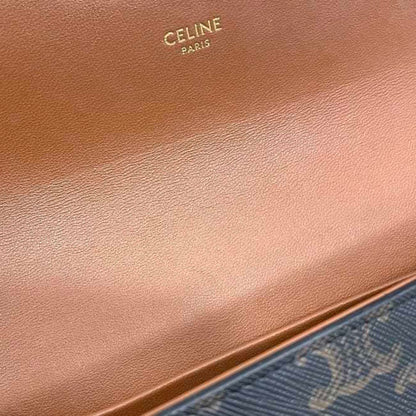 Celine Pvc Brown Handbags