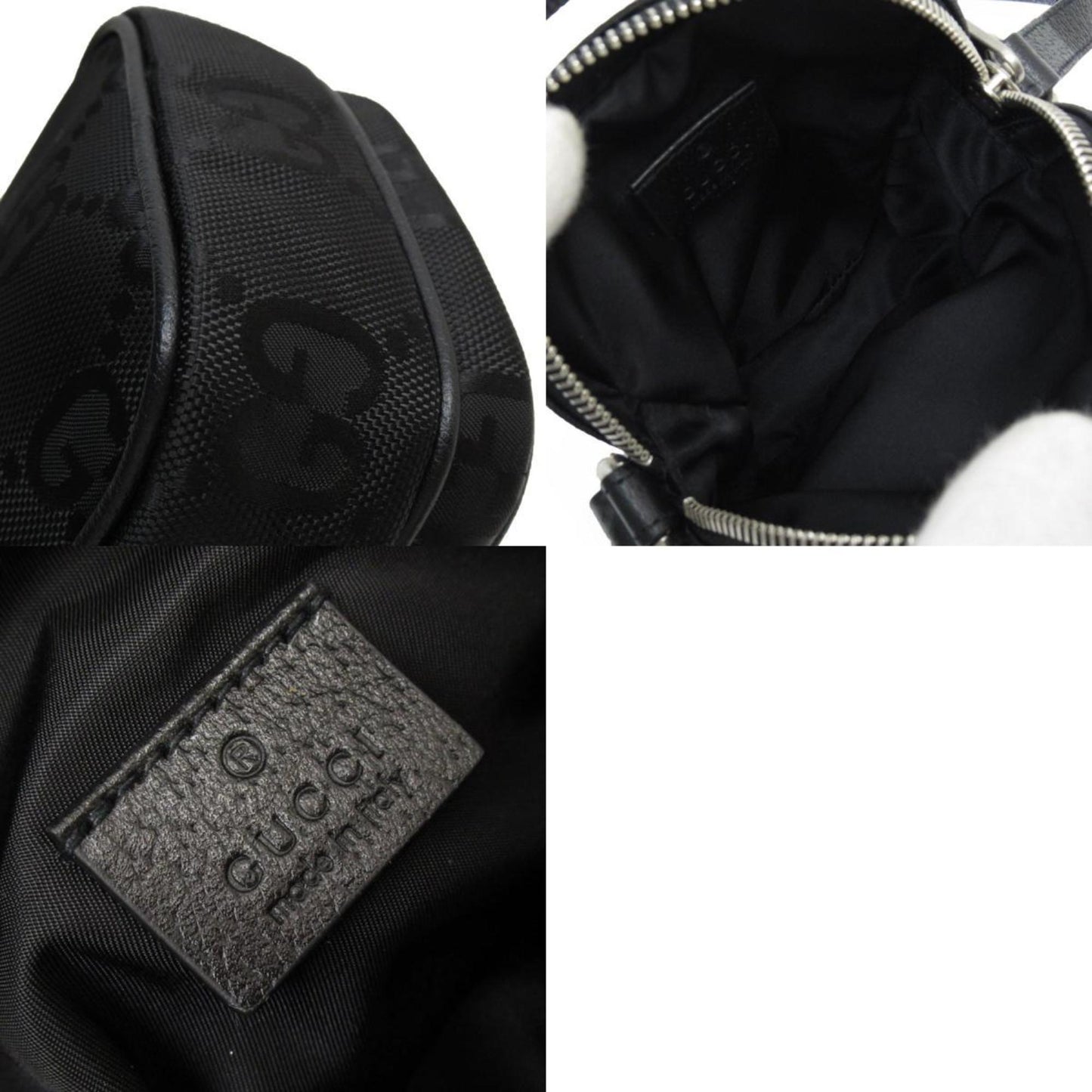 Gucci Canvas Black Shoulder Bags