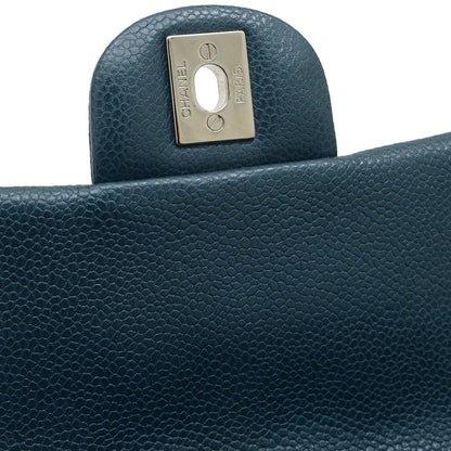 Chanel Calfskin Blue Shoulder Bags