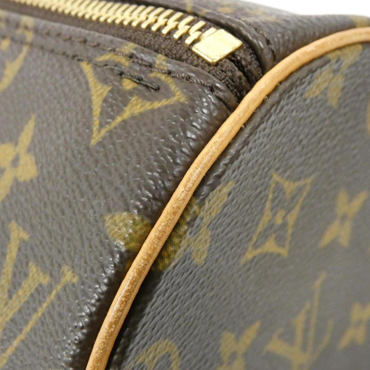 Louis Vuitton Coated Canvas Brown Handbags
