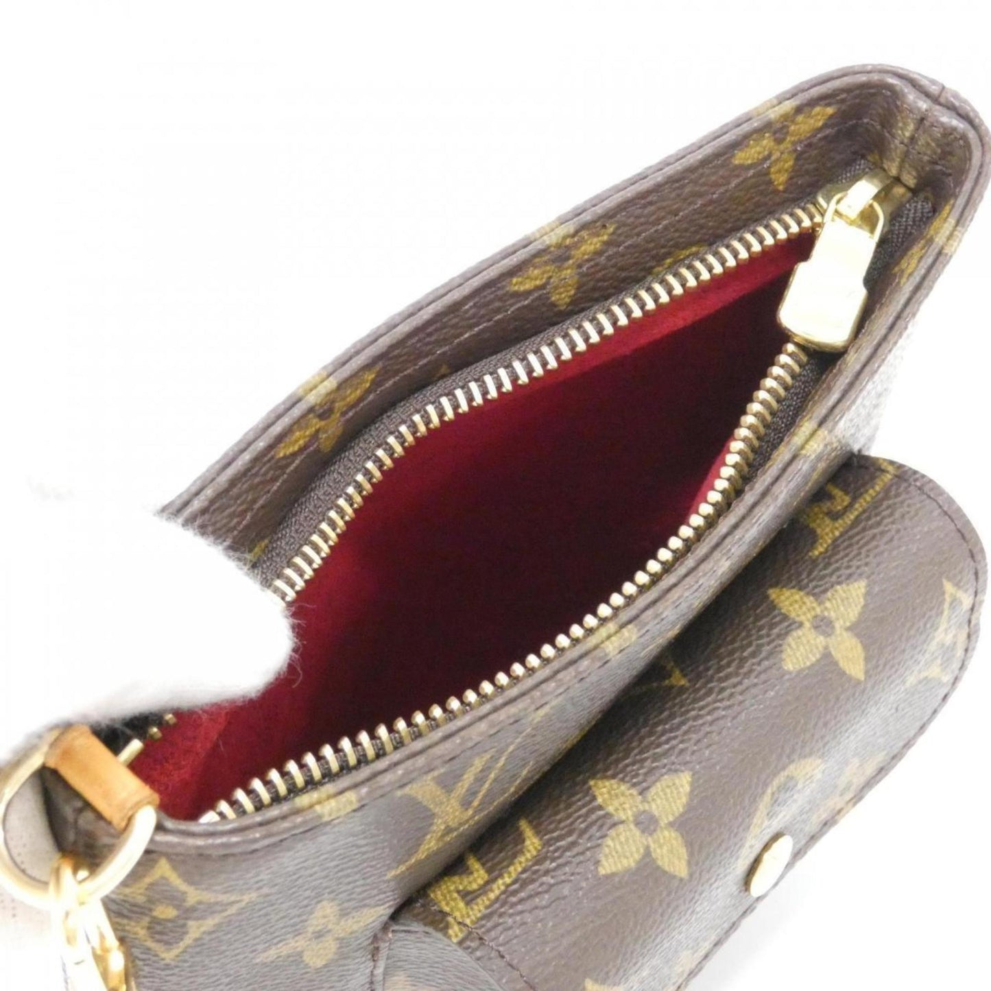 Louis Vuitton Coated Canvas Brown Handbags