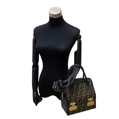 Fendi Canvas Black Handbags