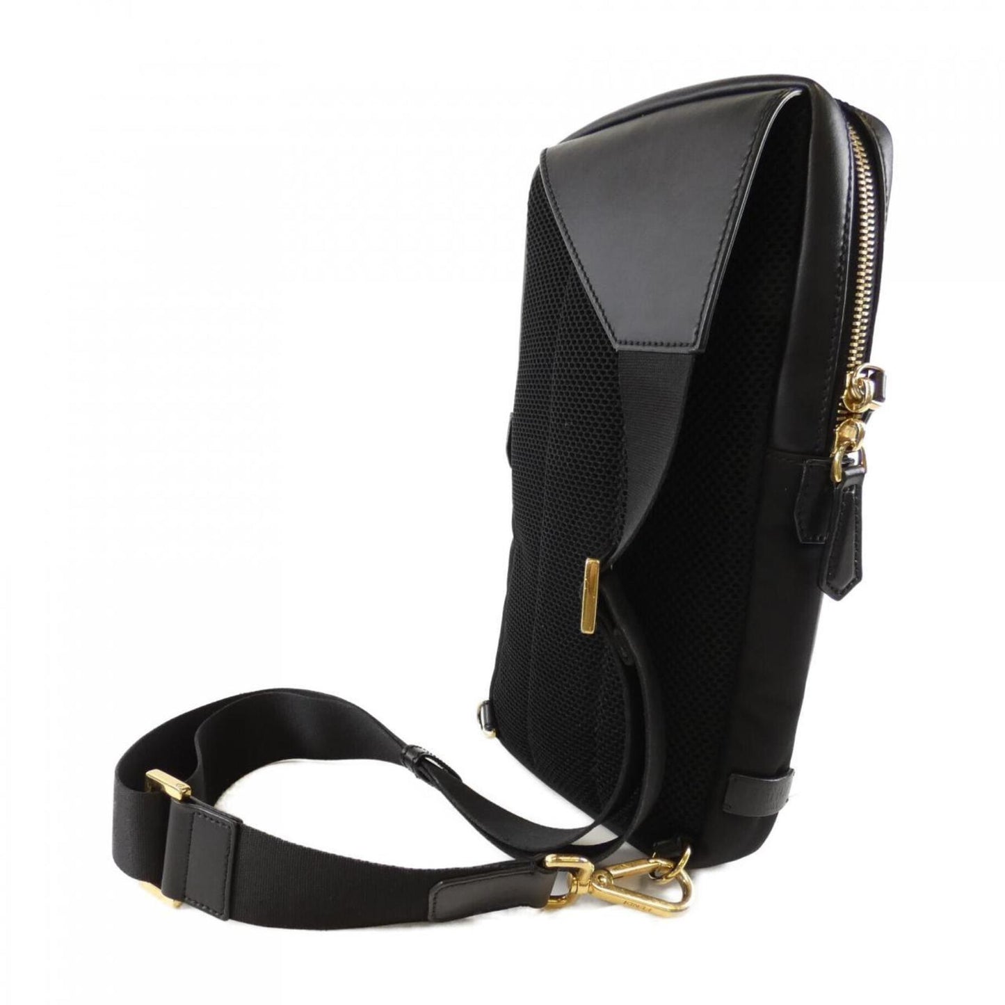 Fendi Nylon Black Shoulder Bags