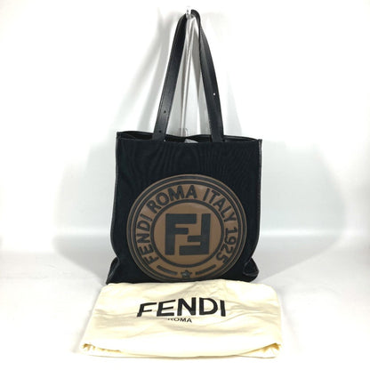 Fendi Canvas Black Shoulder Bags