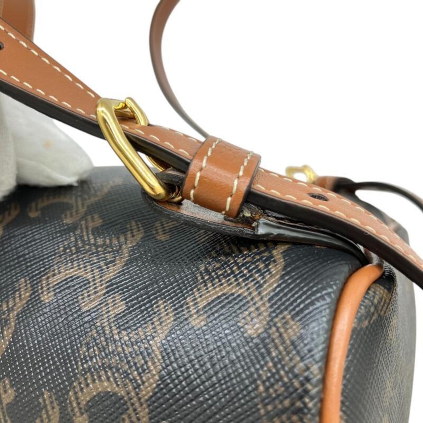 Celine Canvas Brown Backpacks