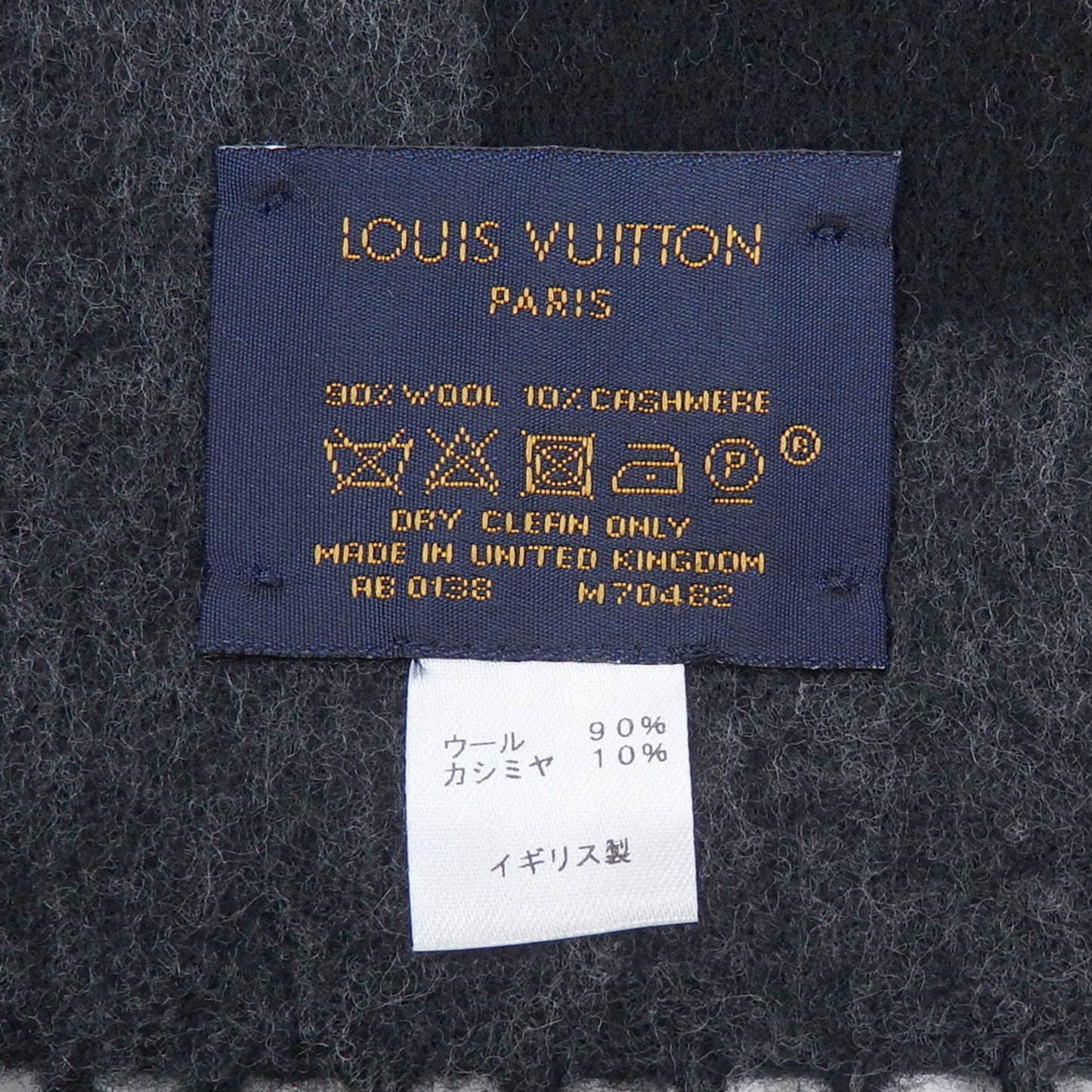Louis Vuitton Wool Black Scarves