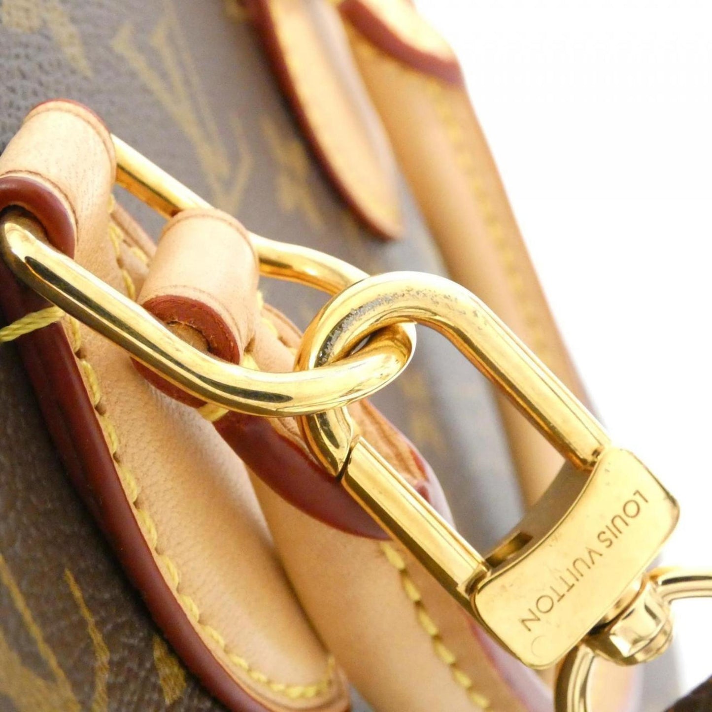 Louis Vuitton Coated Canvas Brown Handbags