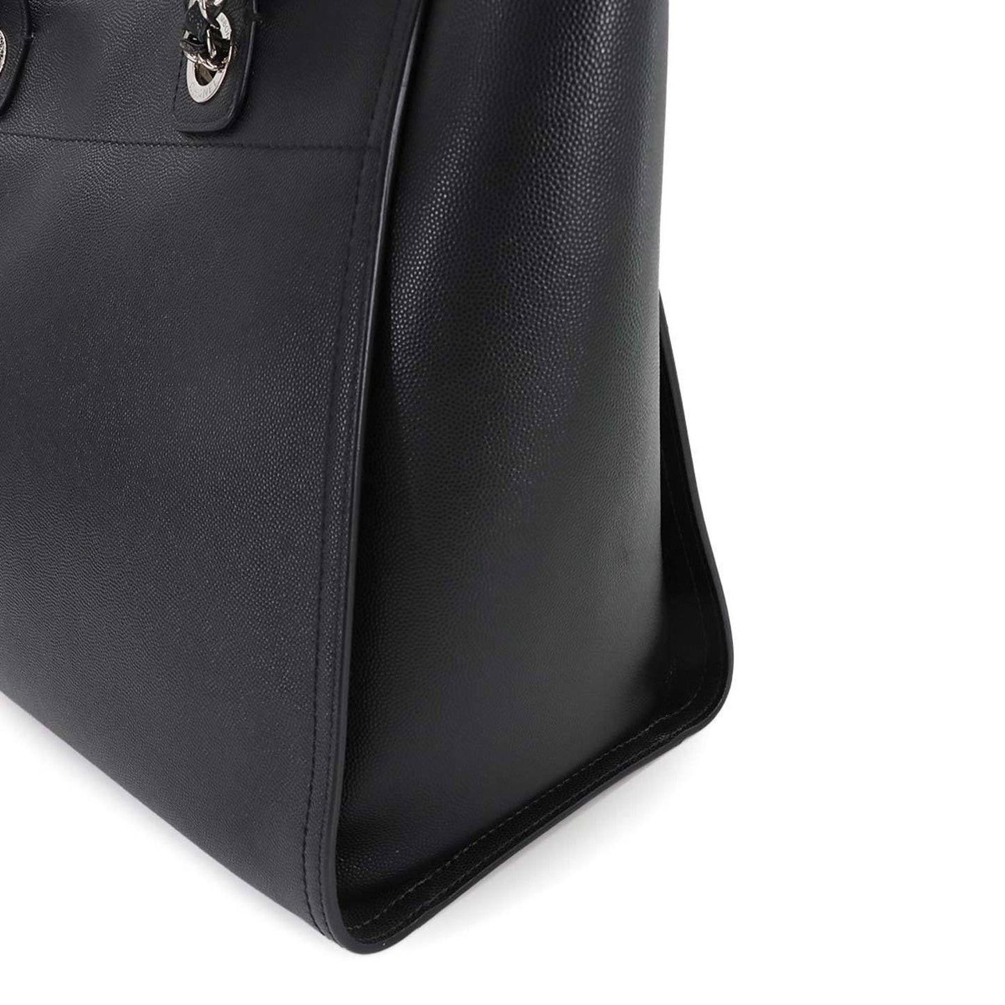 Chanel Calfskin Black Shoulder Bags