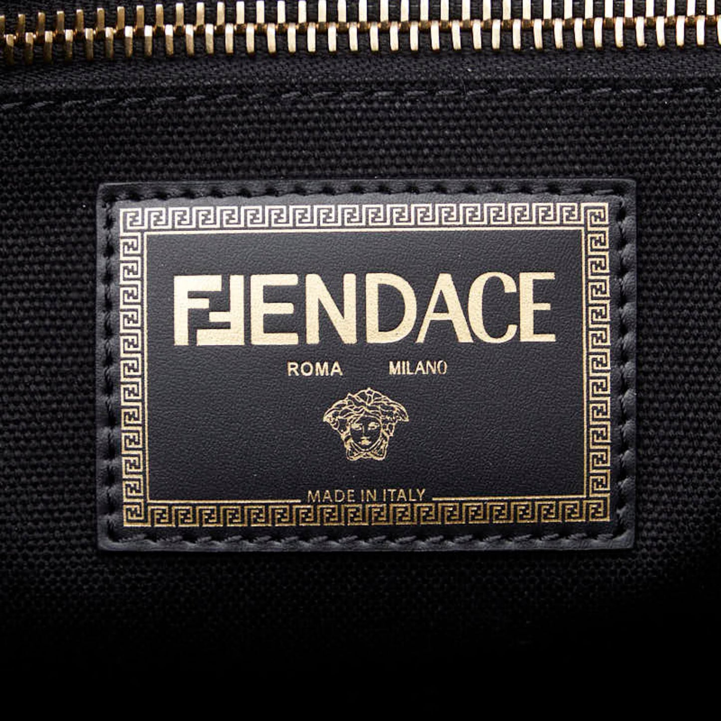 Fendi Canvas Black Shoulder Bags