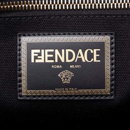 Fendi Canvas Black Shoulder Bags