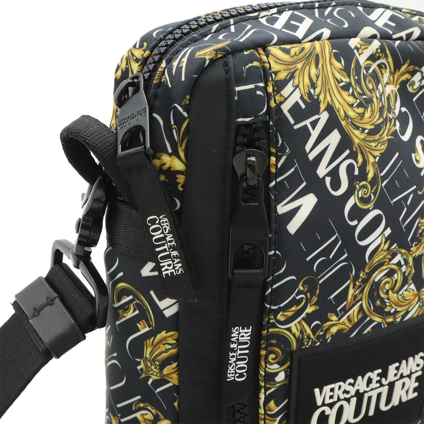 Versace Nylon Black Shoulder Bags