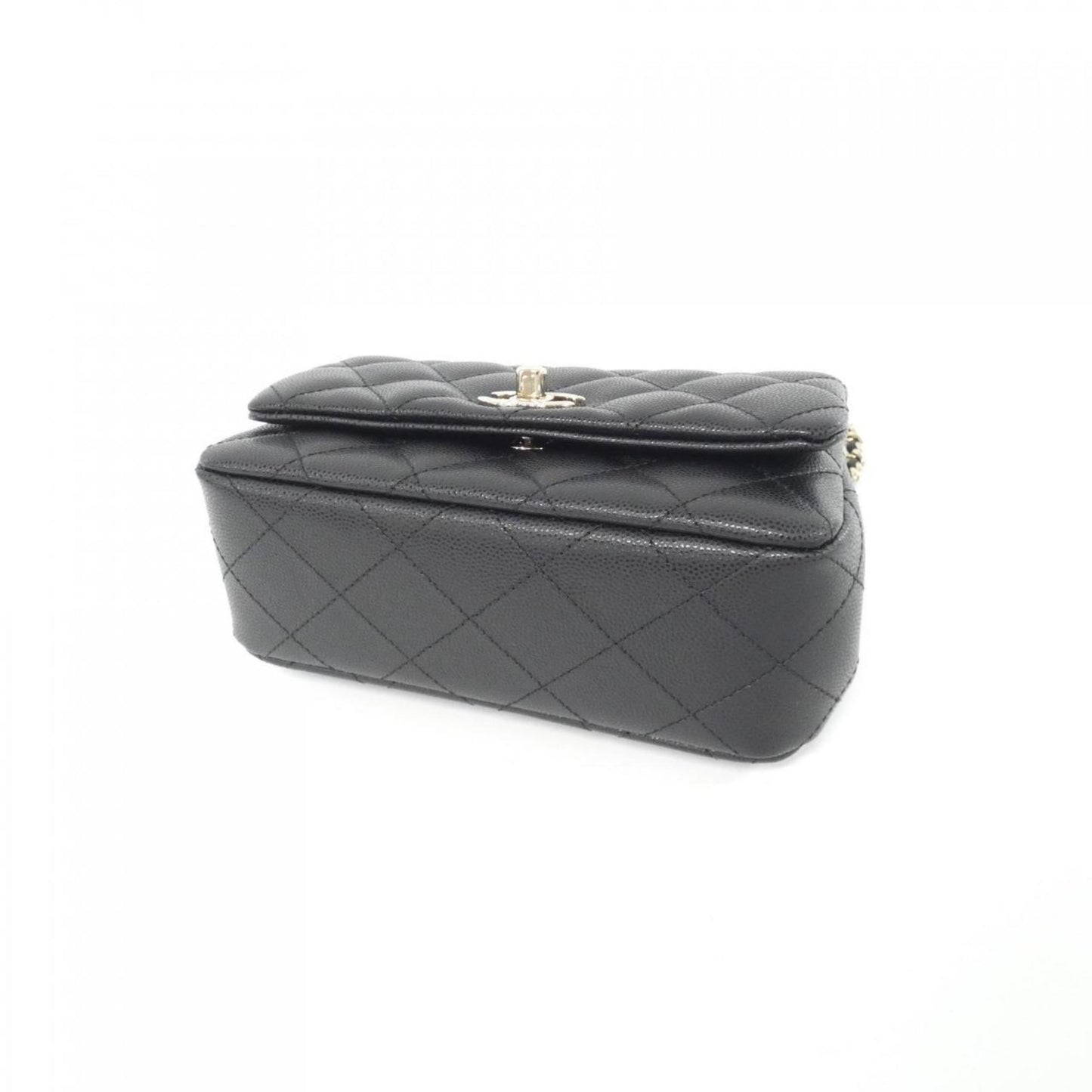 Chanel Calfskin Black Handbags