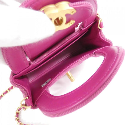 Chanel Denim Pink Shoulder Bags