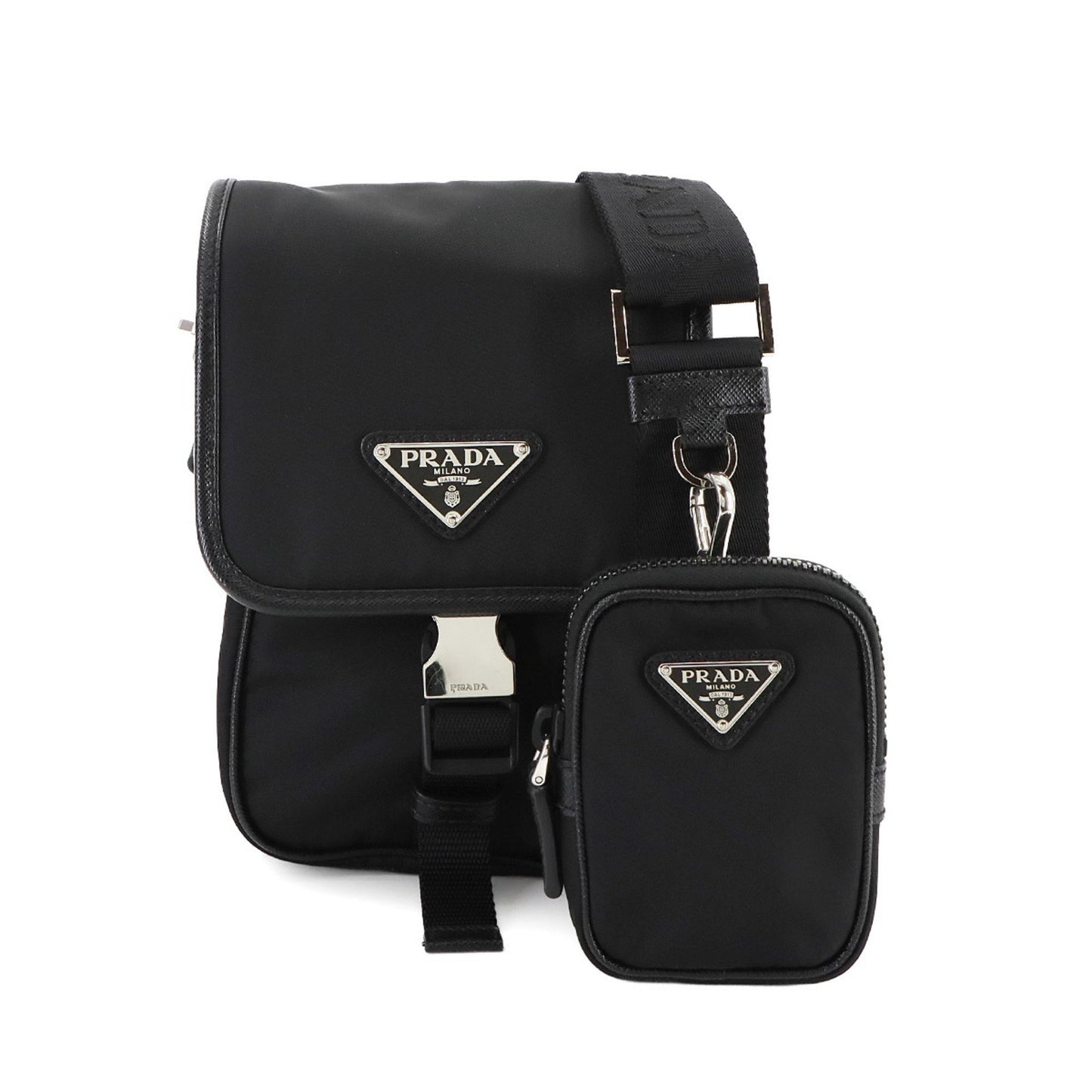 Prada Nylon Black Shoulder Bags